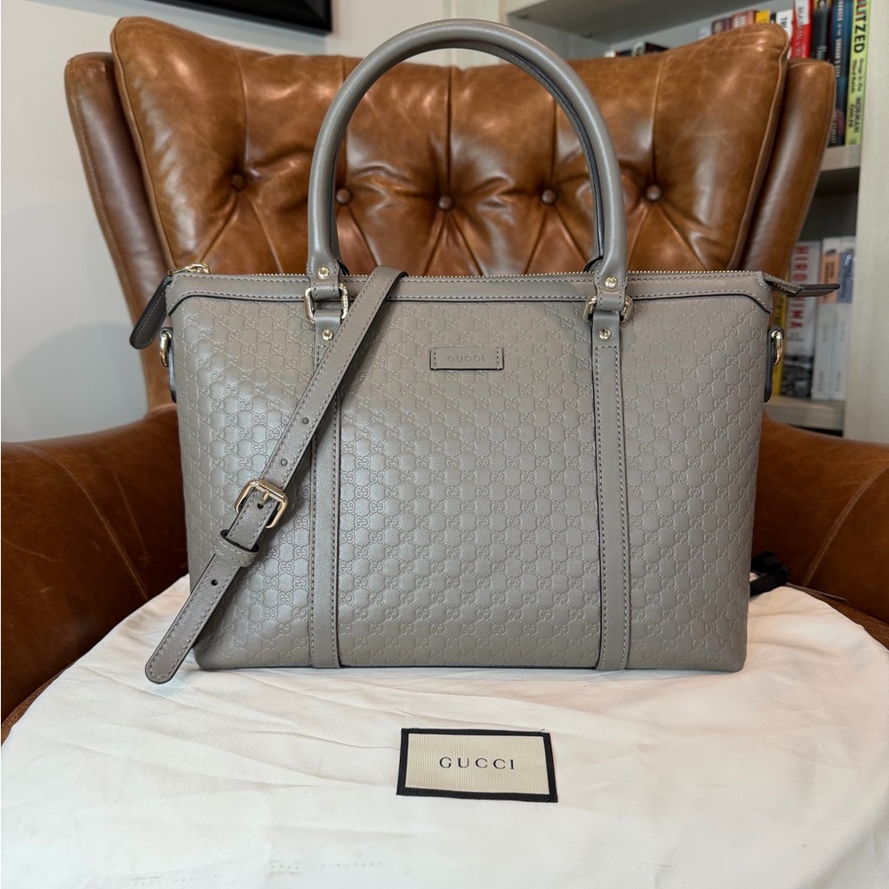 *SOLD* NWOT Gucci Margaux Convertible Tote Microguccissima Leather